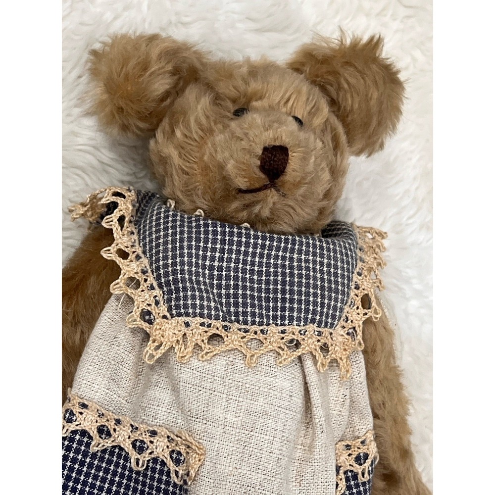 Vintage Mohair Glass  Eyes Teddy Bear from Old-Time Teddies  by Lucy Johnson - Picture 2 of 10